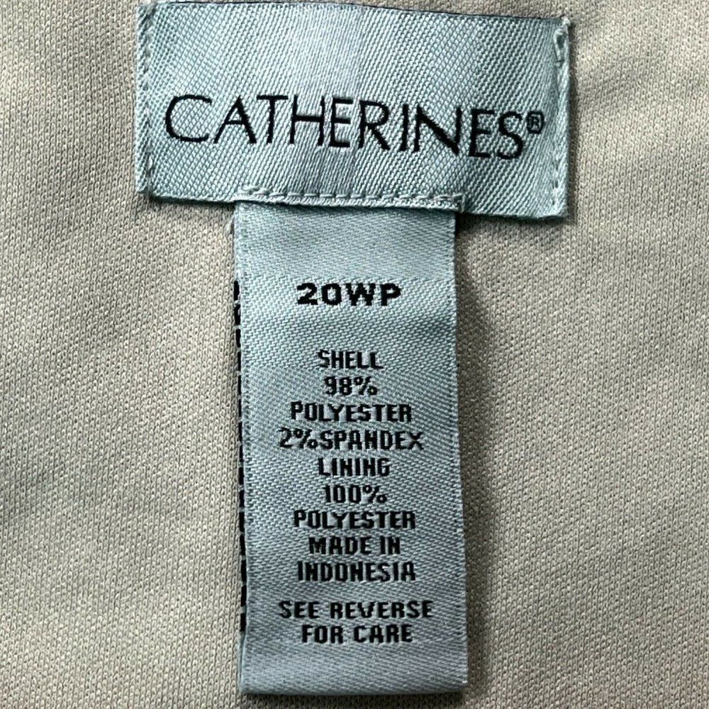 New Catherines 2 Piece Tank Blouse Cardigan Cover Up Women's Plus 20WP B… - Picture 7 of 10